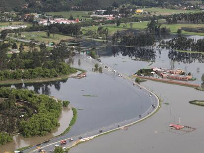 Inundaciones en Chía, Colombia.