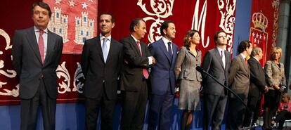 Toma de posesión del Gobierno de González, esta mañana en la Real Casa de Correos.