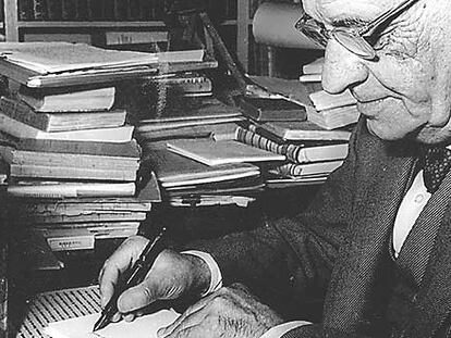 El pensador madrileño José Ortega y Gasset.