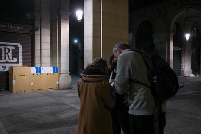 Gente sin hogar Barcelona