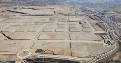 Imagen de los terrenos del sureste de Madrid en desarrollo.