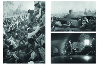 Images à la Sauvette (Verve, 1952), p. 99-100
Funeral de Gandhi, Delhi, India,1948
