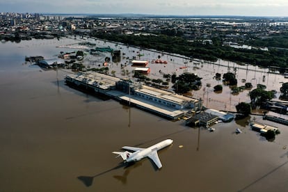Inundación en Porto Alegre, Brasil, en mayo de 2024.