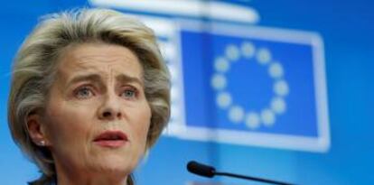 La presidenta de la Comisión Europea, Úrsula von der Leyen.