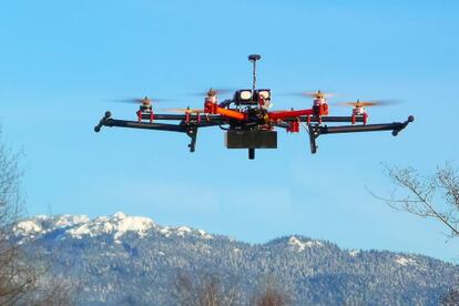 Un dron especialitzat en rescats de muntanya.