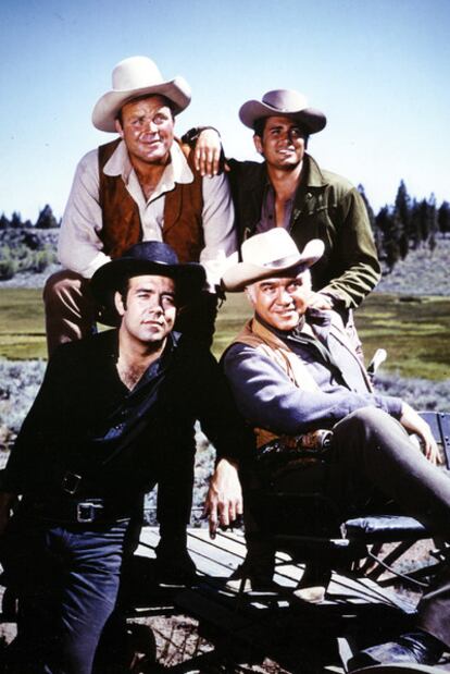 La familia Cartwright, de la serie <i>Bonanza.</i>
