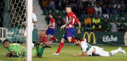 Ocasi&oacute;n de Torres frente al Elche.