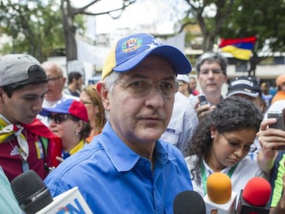 Antonio Ledezma, alcalde de Caracas, en abril de 2014.