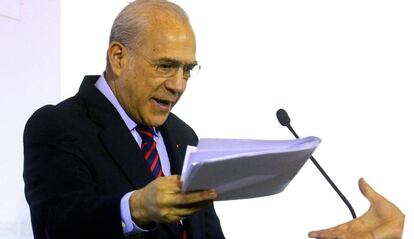 El secretario General de la OCDE, José Ángel Gurría.