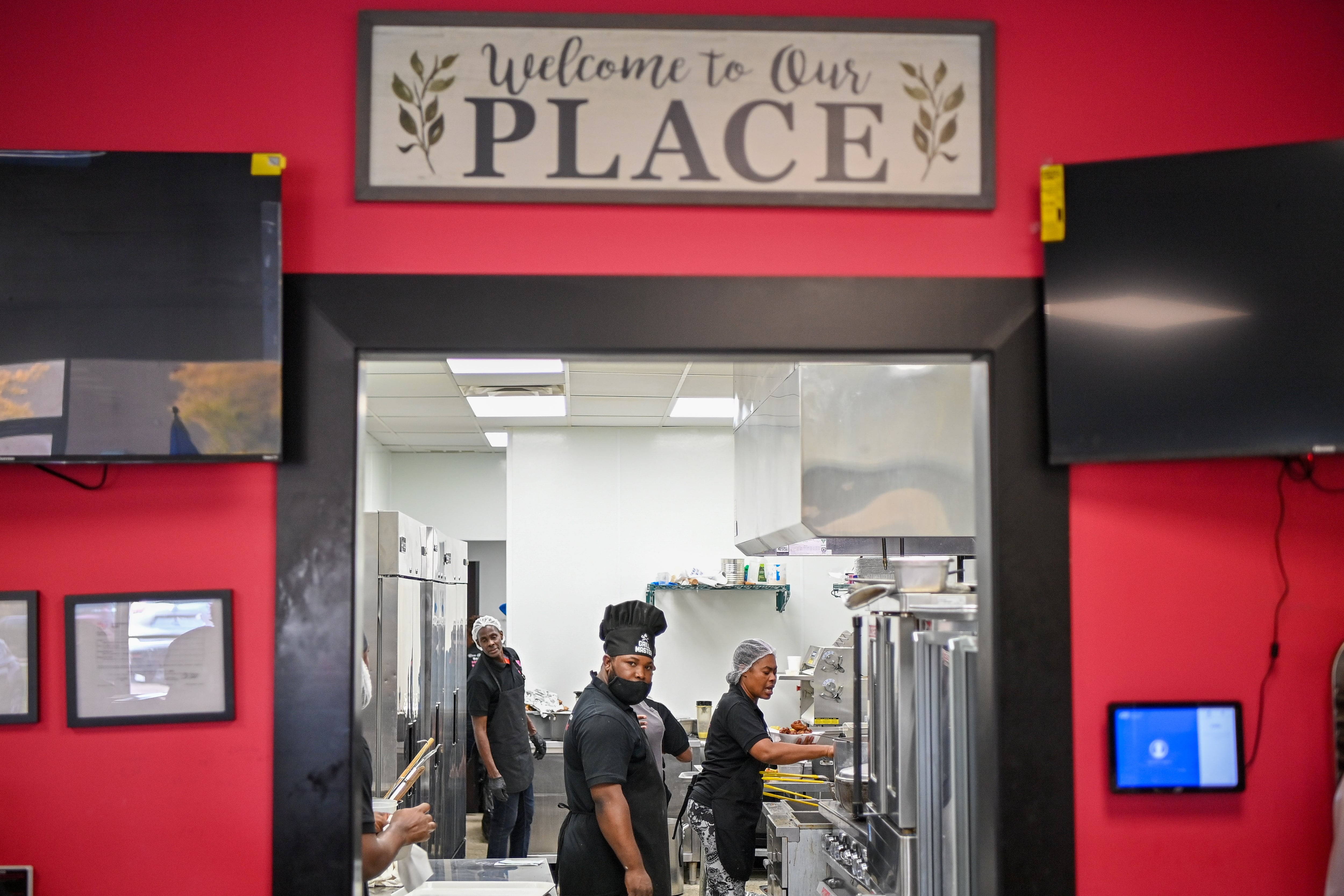 Un restaurante de comida haitiana en Springfield, Ohio.