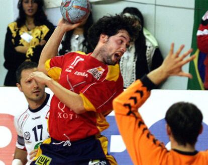 Juanín García, durante el Mundial de Túnez (2005).