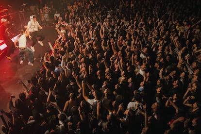 Mushkaa en concert a la sala Apolo de Barcelona.