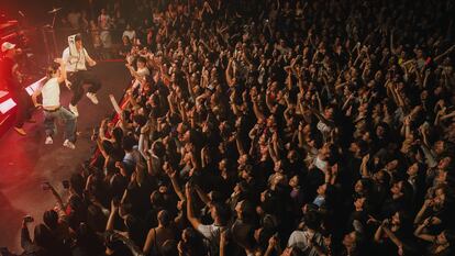 Mushkaa en concert a la sala Apolo de Barcelona.