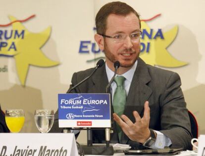 Maroto, durante su intervención en el Fórum Europa.