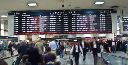 Uno de los distribuidores actuales de Penn Station.