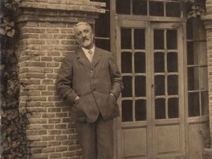 Manuel Bartolomé Cossío en los años veinte en Madrid.