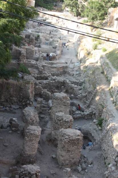 Excavaciones en Sidón (Líbano).