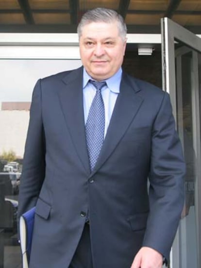 Pavel Lazarenko, después de conocer la sentencia, en San Francisco (EE UU).