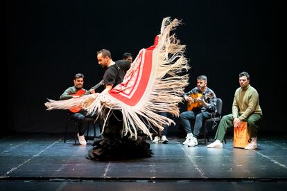 Rehearsal for the Flamenco Gala at the New York Flamenco Festival.