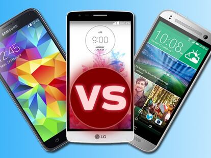 La batalla de los "minis": Galaxy S5 mini, HTC One mini 2 y LG G3 Beat