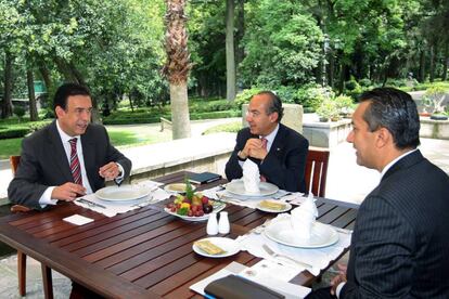 Humberto Moreira y Felipe Calderón en una reunión celebrada en 2011.