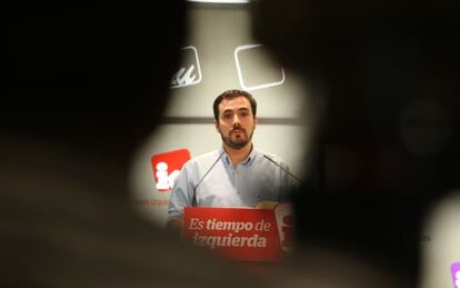 El candidato de IU, Alberto Garz&oacute;n.