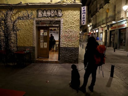 El restaurante senegalés Baobab, en Lavapiés, este viernes por la tarde.