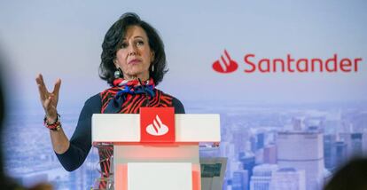 La presidenta del Banco Santander, Ana Botín.