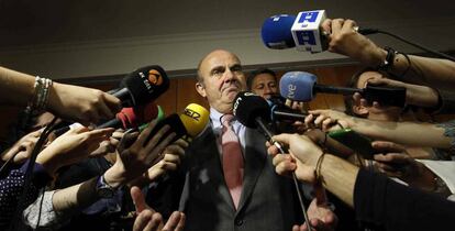 El ministro de Economía en funciones, Luis de Guindos.