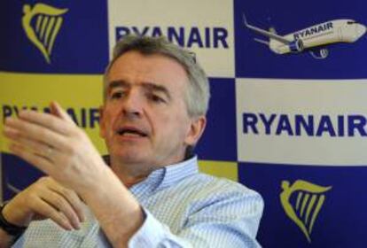 El director general de la aerolínea irlandesa de bajo coste Ryanair, Michael O'Leary. EFE/Archivo