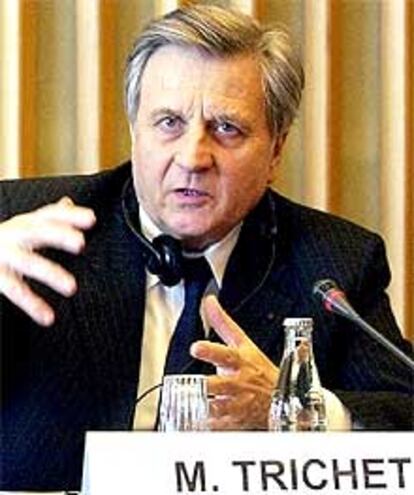 El gobernador del Banco de Francia, Jean Claude Trichet en una conferencia celebrada el pasado marzo.