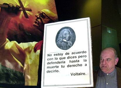 Leo Bassi, fotografiado en 2006 en Toledo, donde también tuvo problemas con los políticos locales.