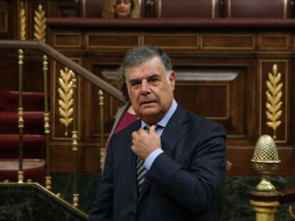 Jos&eacute; Antonio Viera en el Congreso de los Diputados. 