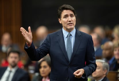 Justin Trudeau en Ottawa, Canadá, el 20 de noviembre de 2024.