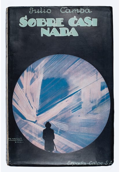 Toda la sensibilidad y toda la técnica de Rafael de Penagos en esta portada del ensayo de Julio Camba ‘Sobre casi nada’.