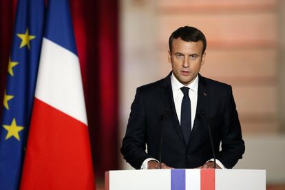 El nuevo presidente de Francia, Emmanuel Macron, ha prometido en su discurso de investidura "devolver la confianza" a sus compatriotas y relanzar la Unión Europea.