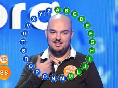 Fran González, último ganador del bote de 'Pasapalabra'.