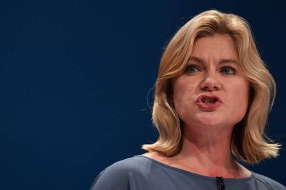 La ministra de Educación británica, Justine Greening, el pasado martes en Birmingham.