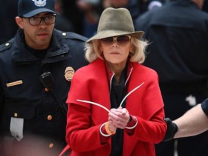 La policía detiene por cuarta vez a la actriz por protestar en Washington contra el cambio climático