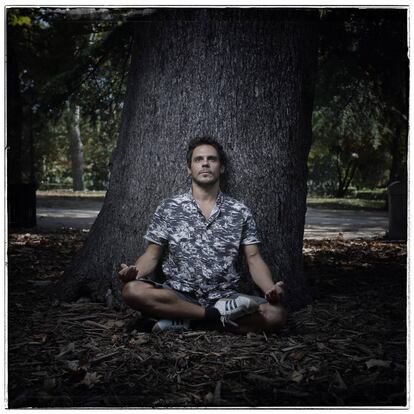 El actor Bart Santana en El Retiro de Mafrid