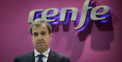 El presidente de RENFE, Juan Alafaro.