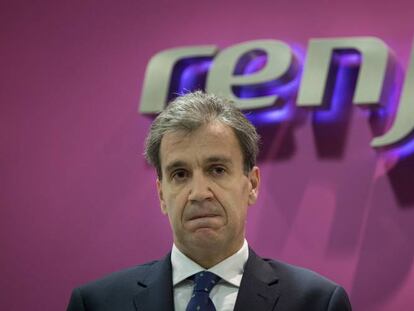 El presidente de RENFE, Juan Alafaro.