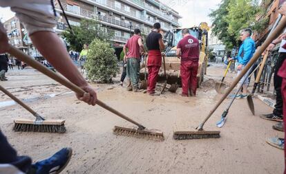 Inundación en el término madrileño de Arganda del Rey el domingo 15 de septiembre.