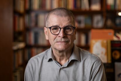 Mihael Kovač, profesor de la Universidad de Liubliana, el 15 de febrero en la librería Laie de Barcelona. 
