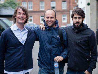 Iv&aacute;n Smith, Ram&oacute;n Sastr&oacute;n y Juan Sierra, de Zuzeen.