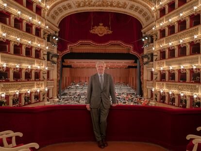 Stéphane Lissner, en el Teatro San Carlo de Nápoles en pasado martes.