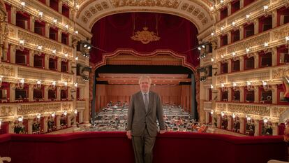 Stéphane Lissner, en el Teatro San Carlo de Nápoles en pasado martes.