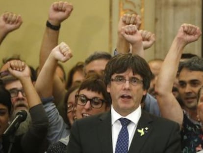 El expresidente catalán no se da por destituido y el Gobierno deja sus declaraciones en manos de los jueces