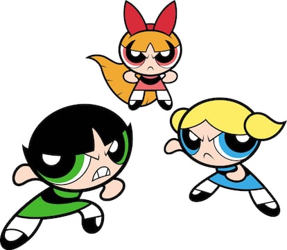 The Powerpuff Girls, conocidas en España como Las Supernenas. 