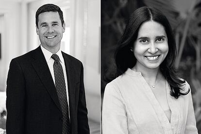 Andy Hart y Anisa K. Costa, directivos del Tiffany & Co.